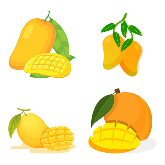 Pastele Mango Fruits Collection Megabundle Clipart Instant Digital Download Printable Editable Vector Clipart Decoration Greeting Card Wall Decor Stickers Label Party Supplies Poster T-Shirt Clothing Embroidery Birthday