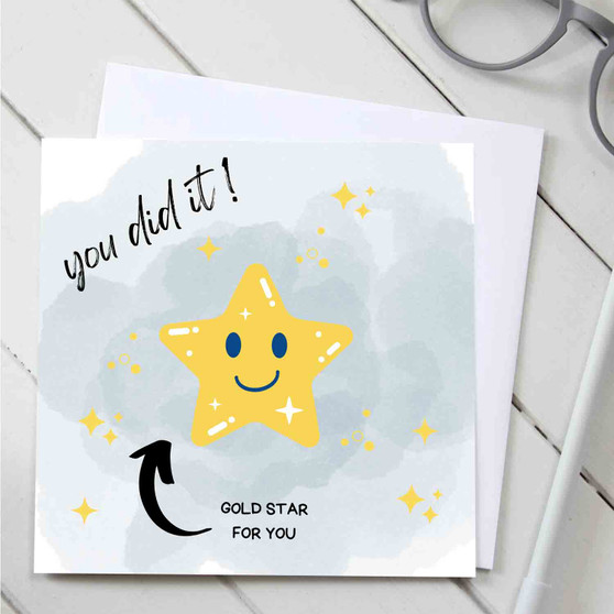 Pastele You Did it Congratulations Greeting Card Template High Resolution Images Editable Printable in Canva Digital Download File Self Editing Text Quotes Messages Personalized Greeting Card Birthday Emigrating Card Love Wedding Anniversary