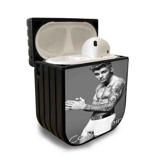 Pastele New Justin Bieber Calvin Klein Custom Personalized AirPods Case Apple AirPods Gen 1 AirPods Gen 2 AirPods Pro Protective Cover Sublimation