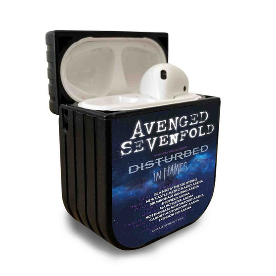 Pastele New Avenged Sevenfold Custom Personalized AirPods Case Apple AirPods Gen 1 AirPods Gen 2 AirPods Pro Protective Cover Sublimation