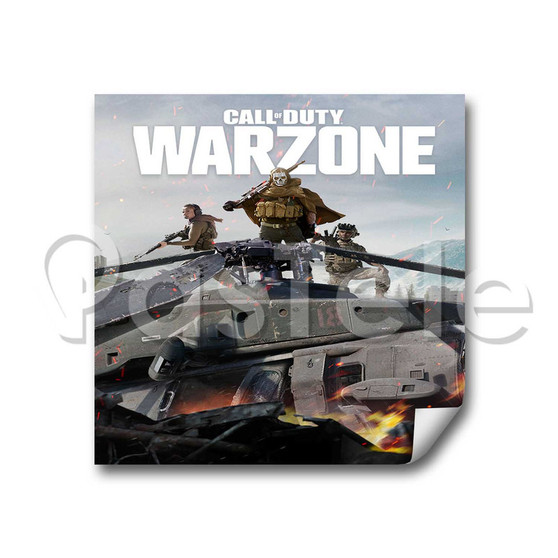 Call of Duty Warzone Custom Stickers White Transparent Vinyl Decals