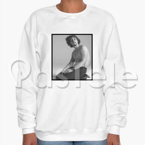 Adam Driver Custom Unisex Crewneck Sweatshirt Cotton Polyester Fabric