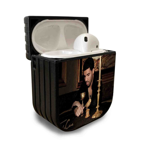 Pastele New Drake Take Care Custom Personalized AirPods Case Apple AirPods Gen 1 AirPods Gen 2 AirPods Pro Protective Cover Sublimation