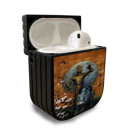 Pastele New Darth Vader Robot Custom Personalized AirPods Case Apple AirPods Gen 1 AirPods Gen 2 AirPods Pro Protective Cover Sublimation