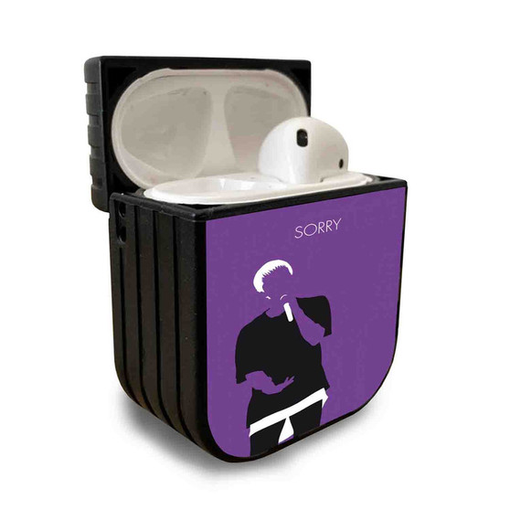 Pastele New Justin Bieber Sorry Custom Personalized AirPods Case Apple AirPods Gen 1 AirPods Gen 2 AirPods Pro Protective Cover Sublimation