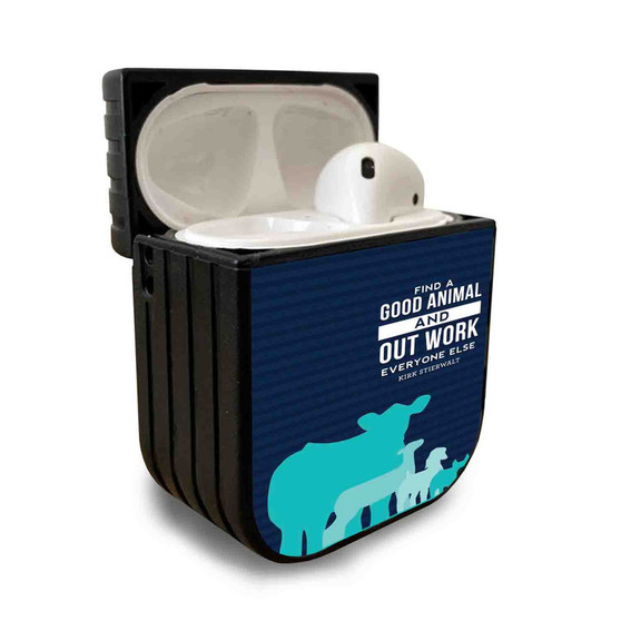 Pastele Best Animal Farm Quotes Cow Custom Personalized AirPods Case Apple AirPods Gen 1 AirPods Gen 2 AirPods Pro Protective Cover Sublimation