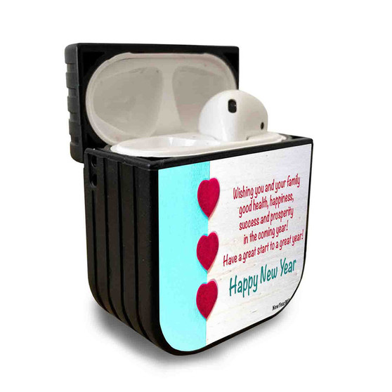 Pastele Best New Family Love Quotes Custom Personalized AirPods Case Apple AirPods Gen 1 AirPods Gen 2 AirPods Pro Protective Cover Sublimation