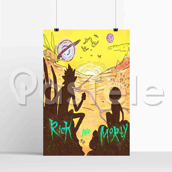Rick and Morty Friendship Silk Poster Custom Print Wall Decor 20 x 13 Inch 24 x 36 Inch