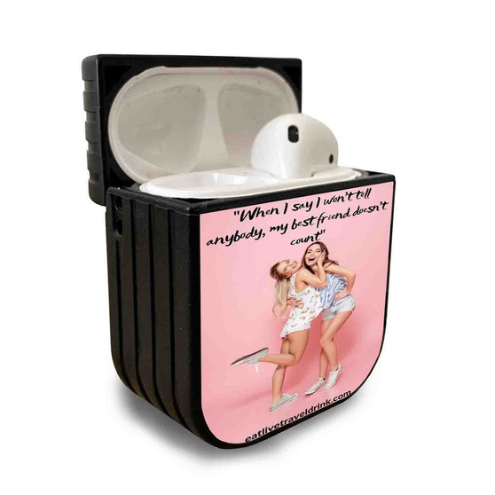 Pastele Best Short Funny Friendship Quotes Custom Personalized AirPods Case Apple AirPods Gen 1 AirPods Gen 2 AirPods Pro Protective Cover Sublimation