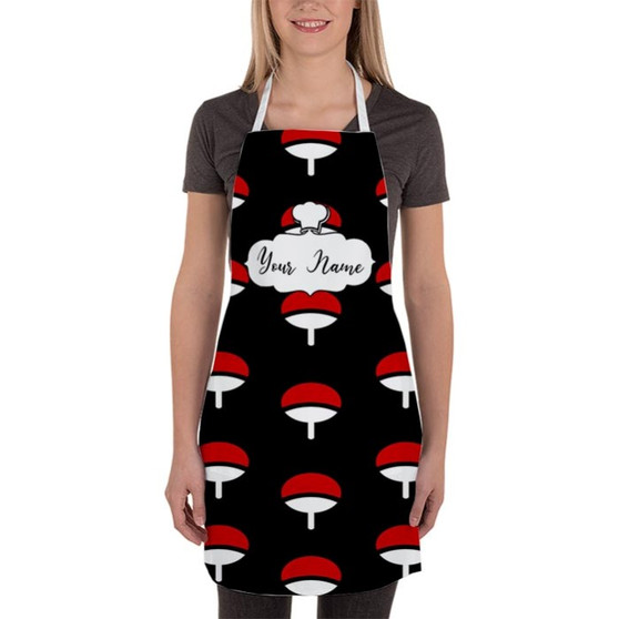 Pastele Best Uchiha Clan Naruto Shippuden Custom Personalized Name Kitchen Apron