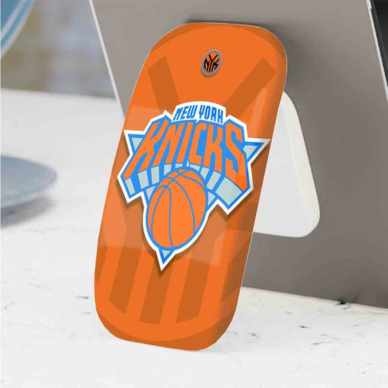 Pastele Best New York Knicks NBA Phone Click-On Grip Custom Pop Up Stand Holder Apple iPhone Samsung