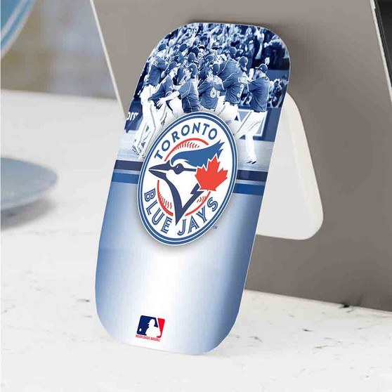 Pastele Best Toronto Blue Jays MLB Phone Click-On Grip Custom Pop Up Stand Holder Apple iPhone Samsung