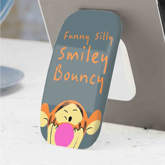 Pastele Best Winnie The Pooh Tigger Phone Click-On Grip Custom Pop Up Stand Holder Apple iPhone Samsung