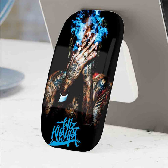 Pastele Best Wiz Khalifa Phone Click-On Grip Custom Pop Up Stand Holder Apple iPhone Samsung