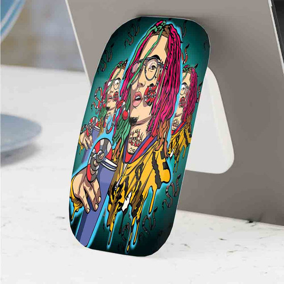 Pastele Best Gucci Gang Lil Pump Phone Click-On Grip Custom Pop Up Stand Holder Apple iPhone Samsung