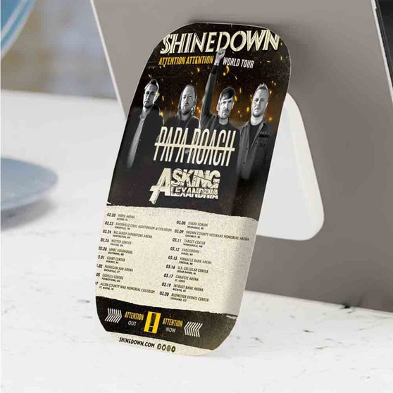 Pastele Best Shinedown Attention Attention World Tour Phone Click-On Grip Custom Pop Up Stand Holder Apple iPhone Samsung