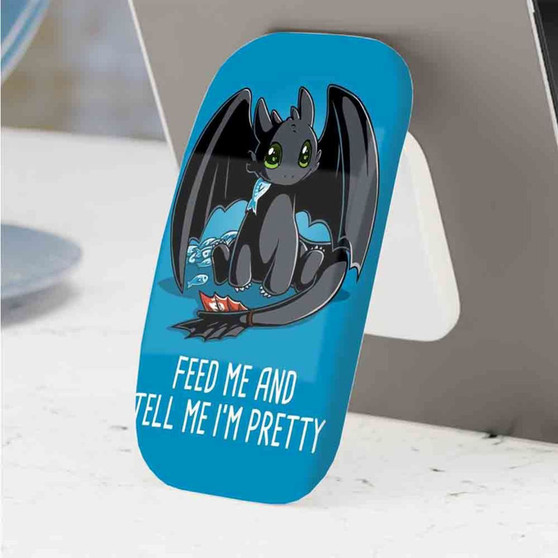 Pastele Best Toothless Phone Click-On Grip Custom Pop Up Stand Holder Apple iPhone Samsung