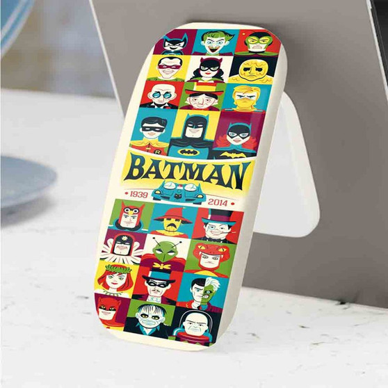 Pastele Best Batman Logo Pattern Phone Click-On Grip Custom Pop Up Stand Holder Apple iPhone Samsung