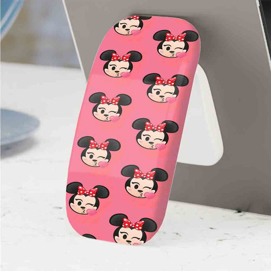 Pastele Best Kiss Minnie Mouse Disney Phone Click-On Grip Custom Pop Up Stand Holder Apple iPhone Samsung
