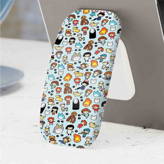 Pastele Best Studio Ghibli Totoro Spirited Away Anime Phone Click-On Grip Custom Pop Up Stand Holder Apple iPhone Samsung