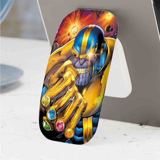 Pastele Best Thanos The Avengers Comic Phone Click-On Grip Custom Pop Up Stand Holder Apple iPhone Samsung