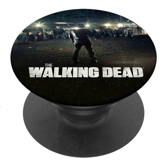 Pastele Best The Walking Dead Season 7 Custom Personalized PopSockets Phone Grip Holder Pop Up Phone Stand