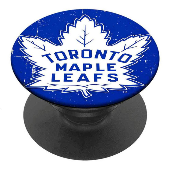 Pastele Best Toronto Maple Leafs NHL Custom Personalized PopSockets Phone Grip Holder Pop Up Phone Stand