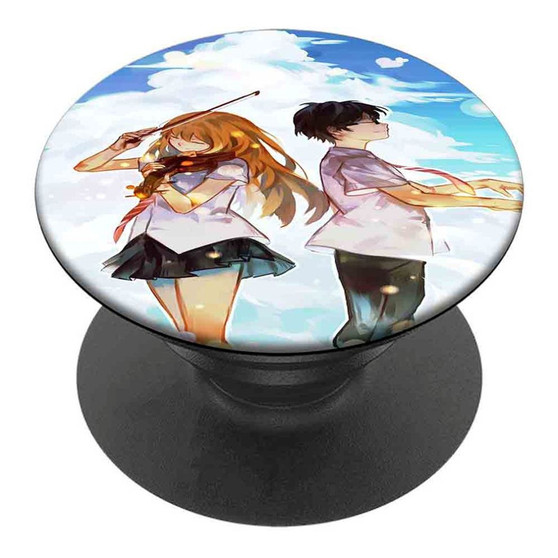 Pastele Best Your Lie in April Anime Custom Personalized PopSockets Phone Grip Holder Pop Up Phone Stand