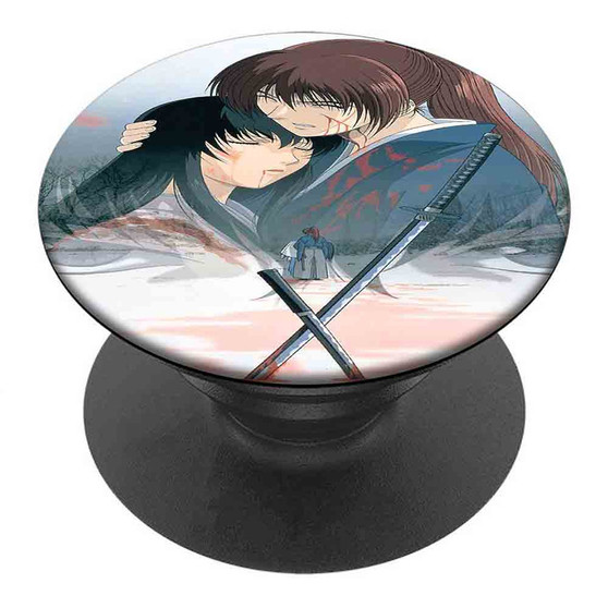 Pastele Best Rurouni Kenshin Meiji Kenkaku Romantan Tsuioku Hen Custom Personalized PopSockets Phone Grip Holder Pop Up Phone Stand