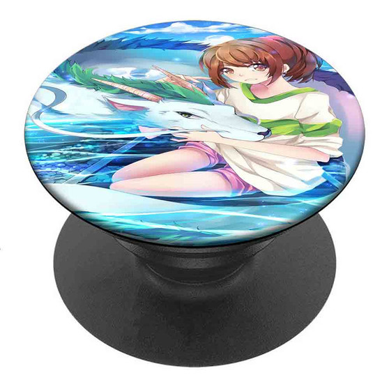 Pastele Best Spirited Away Custom Personalized PopSockets Phone Grip Holder Pop Up Phone Stand