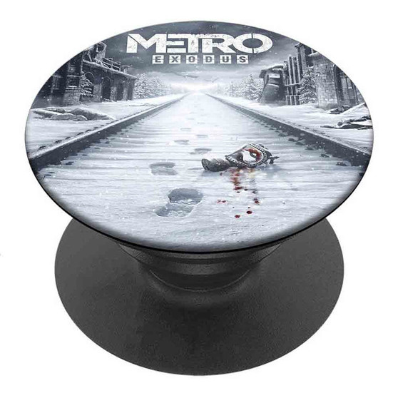 Pastele Best Metro Exodus Custom Personalized PopSockets Phone Grip Holder Pop Up Phone Stand