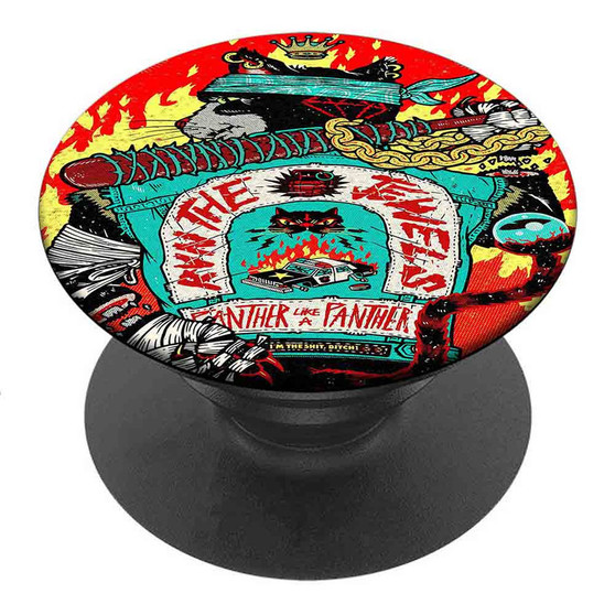 Pastele Best Run The Jewels Panther Like A Panther Custom Personalized PopSockets Phone Grip Holder Pop Up Phone Stand