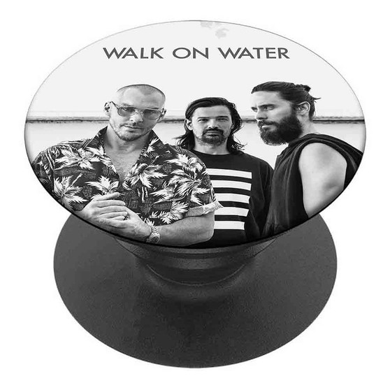 Pastele Best Walk On Water Thirty Seconds to Mars Custom Personalized PopSockets Phone Grip Holder Pop Up Phone Stand