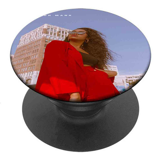 Pastele Best Amber Mark Custom Personalized PopSockets Phone Grip Holder Pop Up Phone Stand