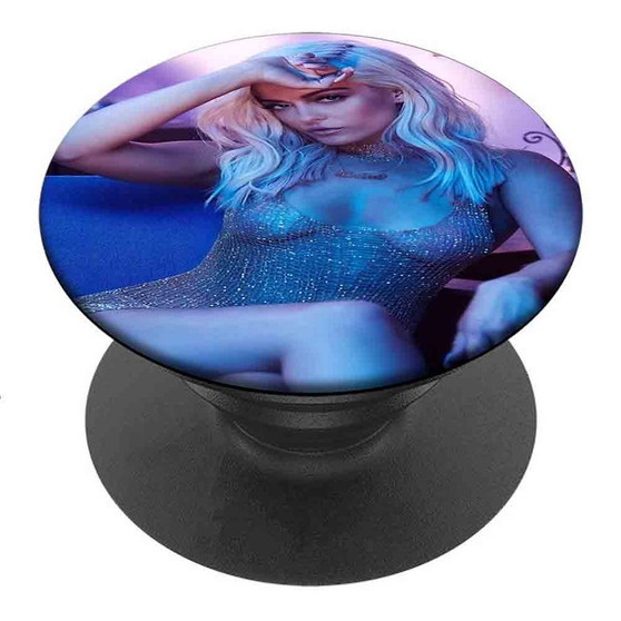 Pastele Best Bebe Rexha Custom Personalized PopSockets Phone Grip Holder Pop Up Phone Stand