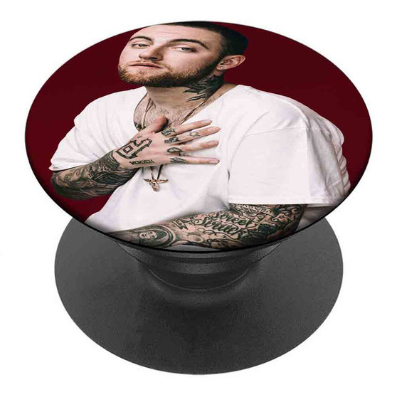 Pastele Best Mac Miller Custom Personalized PopSockets Phone Grip Holder Pop Up Phone Stand