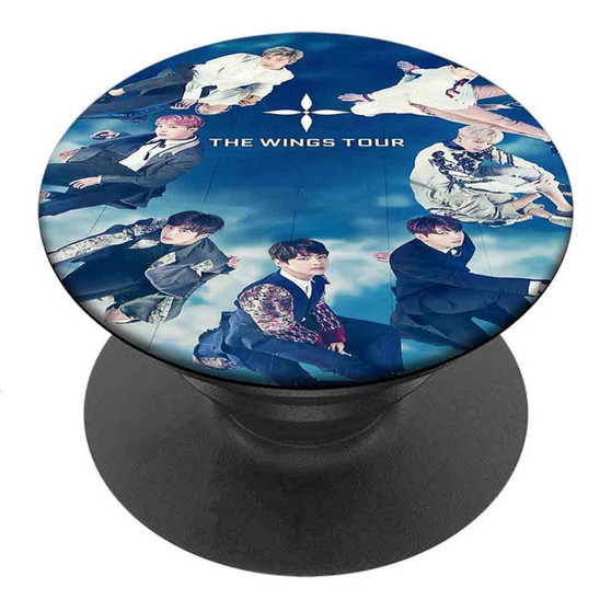 Pastele Best BTS Wings Tour Custom Personalized PopSockets Phone Grip Holder Pop Up Phone Stand