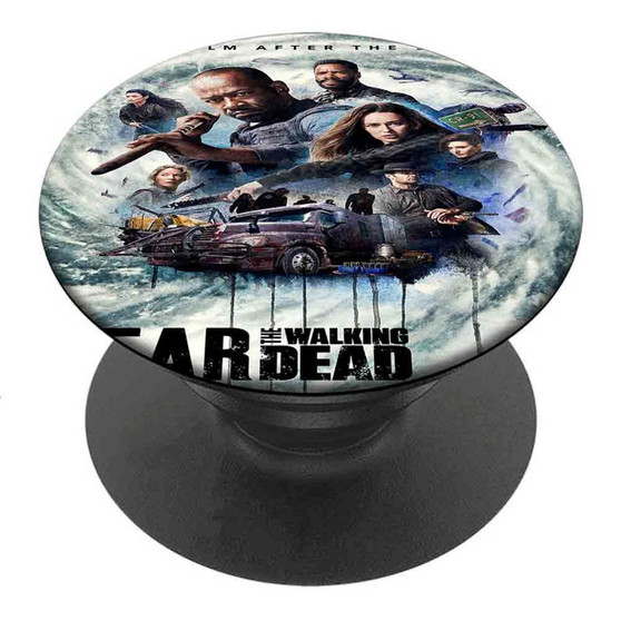 Pastele Best Fear The Walking Dead TV Series Custom Personalized PopSockets Phone Grip Holder Pop Up Phone Stand