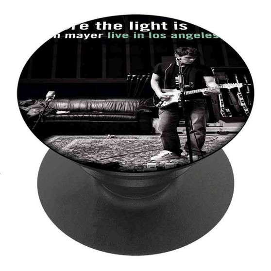 Pastele Best John Mayer Where The Light Is Custom Personalized PopSockets Phone Grip Holder Pop Up Phone Stand