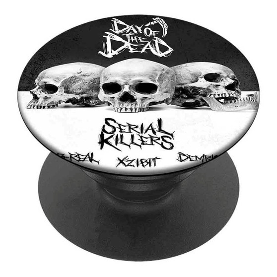 Pastele Best Serial Killers Day of The Dead Custom Personalized PopSockets Phone Grip Holder Pop Up Phone Stand