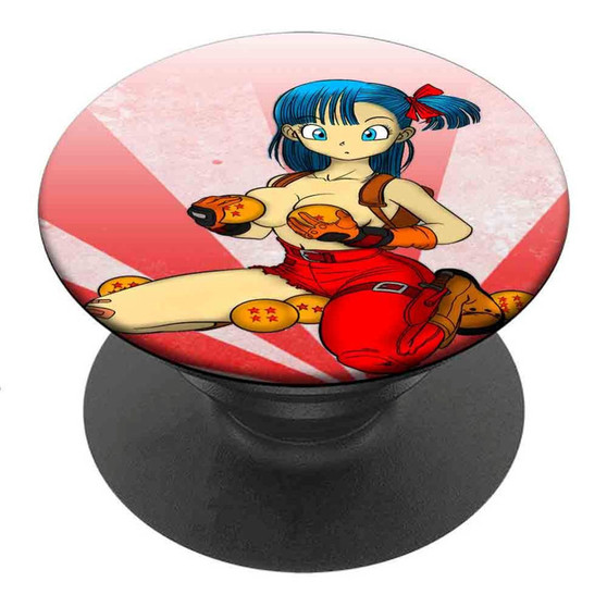 Pastele Best Sexy Bulma Dragon Ball Custom Personalized PopSockets Phone Grip Holder Pop Up Phone Stand