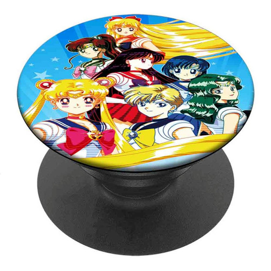 Pastele Best Beautiful Sailor Moon Custom Personalized PopSockets Phone Grip Holder Pop Up Phone Stand