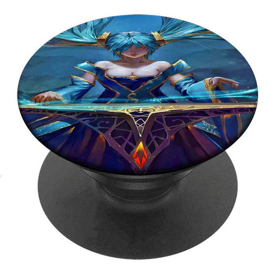 Pastele Best Sona League of Legends Custom Personalized PopSockets Phone Grip Holder Pop Up Phone Stand