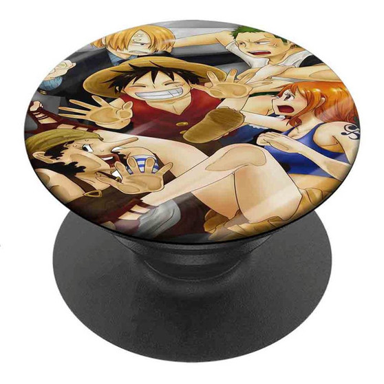 Pastele Best Strawhat Crew One Piece Custom Personalized PopSockets Phone Grip Holder Pop Up Phone Stand