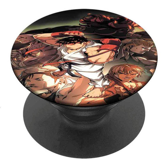 Pastele Best Street Fighter Hero Custom Personalized PopSockets Phone Grip Holder Pop Up Phone Stand