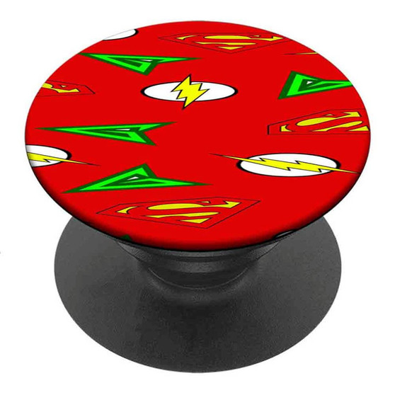 Pastele Best The Flash Superheroes DC Comics Custom Personalized PopSockets Phone Grip Holder Pop Up Phone Stand