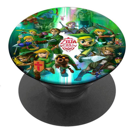 Pastele Best The Legend of Zelda Majoras Mask Custom Personalized PopSockets Phone Grip Holder Pop Up Phone Stand