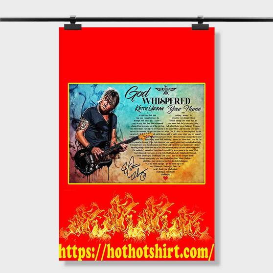 Pastele Best Keith Urban Custom Personalized Silk Poster Print Wall Decor 20 x 13 Inch 24 x 36 Inch Wall Hanging Art Home Decoration