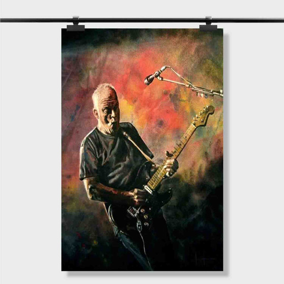 Pastele Best David Gilmour Custom Personalized Silk Poster Print Wall Decor 20 x 13 Inch 24 x 36 Inch Wall Hanging Art Home Decoration