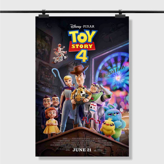 Pastele Best Disney Pixar Toy Story 4 Forky Custom Personalized Silk Poster Print Wall Decor 20 x 13 Inch 24 x 36 Inch Wall Hanging Art Home Decoration